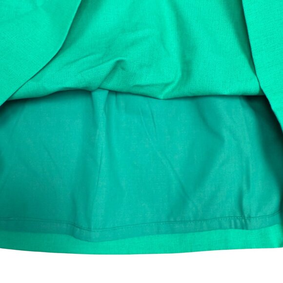 J. CREW Women's NEW Linen Blend Pull-On City Skirt "Modern Clover" | Size 12 - Picture 8 of 12